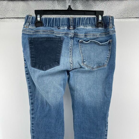 Gap Kids Girls Velvet Heart Pull-On Jeggings Blue Indigo Ankle Length Size 12 - Picture 8 of 12